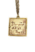 Vintage Necklace- Zodiac Tile Necklace